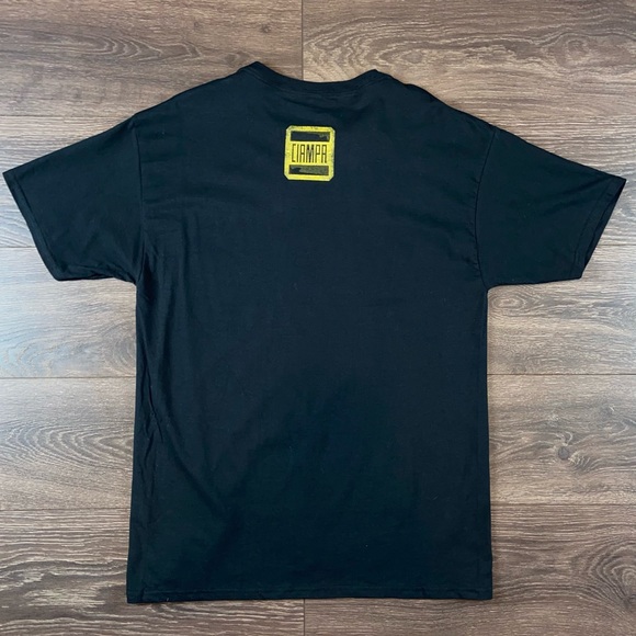 WWE Authentic GOLDIE ROGERS Daddy’s Home Men’s Black Wrestling T-Shirt Size L - Picture 4 of 4